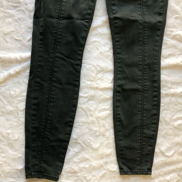 Anthropologie Green Utility Jeans - Women’s 24P - Picture 5 of 8